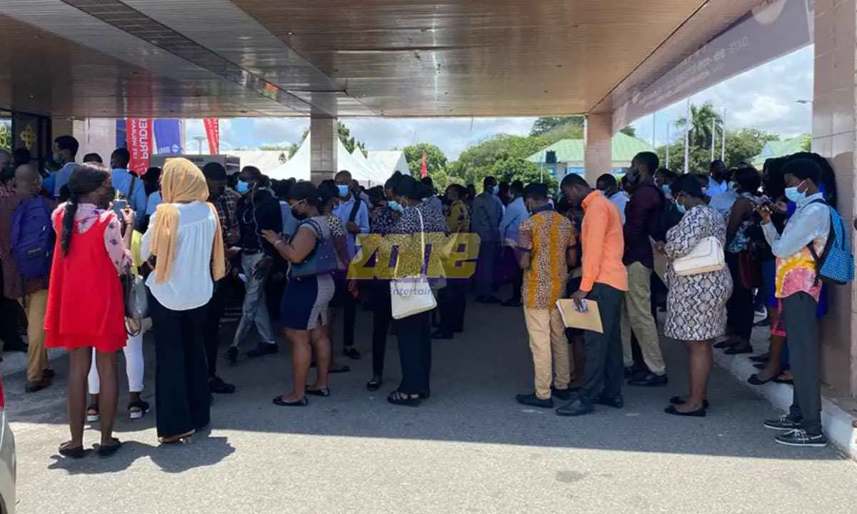 Drama as over 1,000 youth storm YEA Job Fair to compete for limited job opportunities