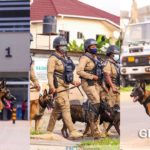Ghana Police Service K-9 Unit hit the streets with highly-trained security dogs (Photos)
