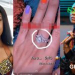 Sister Derby sparks marriage rumours after flaunting 'promise' ring from her lover on Snapchat