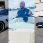 Ibrahim Mahama shows off his drifting skills with his expensive Benz - Video