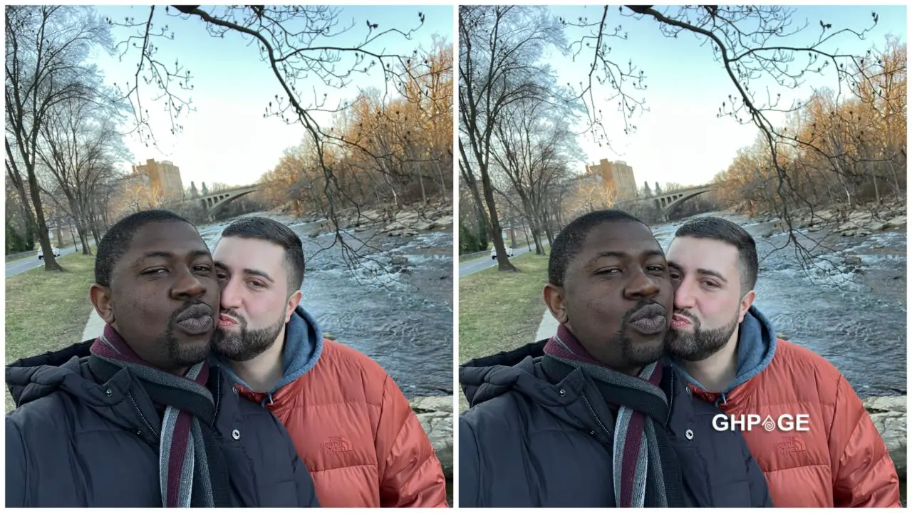 Nigerian man happily shares photos of his soon to be white husband - Social media users react differently (Photos)